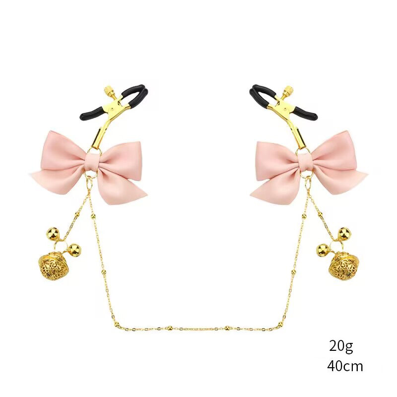 Infographic showing the 40cm chain length and 20g weight of the bow clamps.