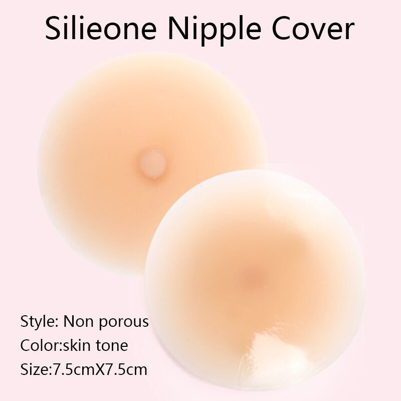 Product specification of the skin tone, non-porous piercing display patch measuring 7.5cm by 7.5cm.