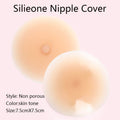 Product specification of the skin tone, non-porous piercing display patch measuring 7.5cm by 7.5cm.
